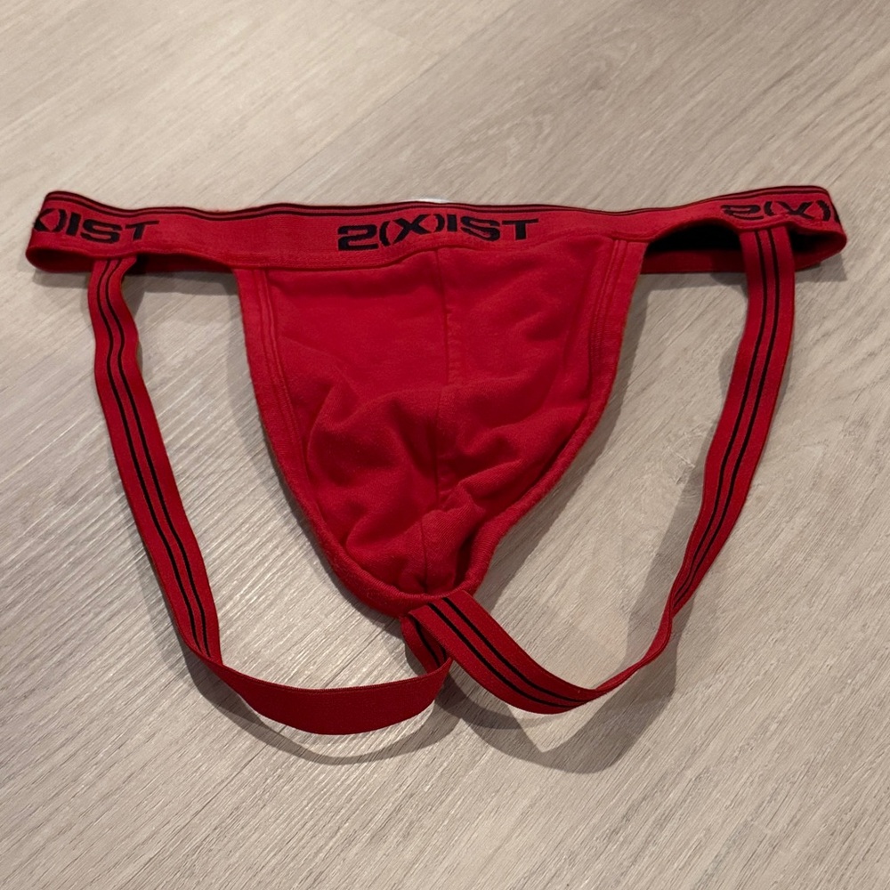 2xist Red Jockstrap